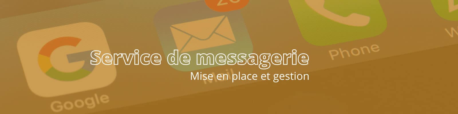 Ostin infogérence c'est... Service messagerie